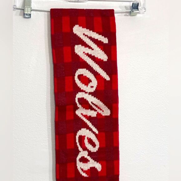 Chicago Wolves | Red Unisex Knit Scarf Fringe - Picture 4 of 6